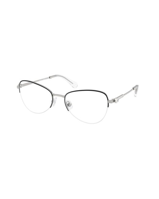 Swarovski Black Sk1032 4045 Optical Frames Metal Round Normal