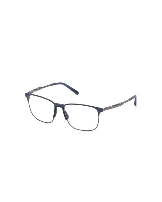 Timberland Black Tb50054 002 Optical Frames Metal Squared Normal for men