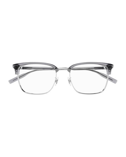 Montblanc Black Mb0199Oa 008 Optical Frames Acetate Squared for men