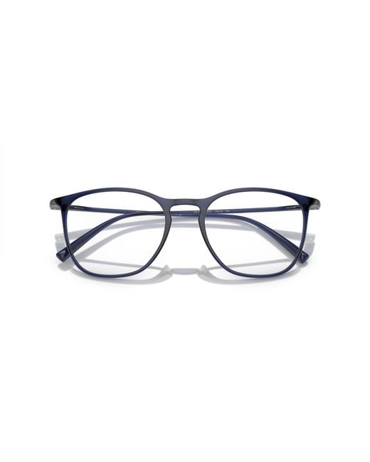 Giorgio Armani Black Ar7202 6003 Optical Frames Nylon Transparent Squared Normal for men