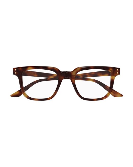 Gucci Black Gg1895O 002 Optical Frames Acetate Transparent Squared for men