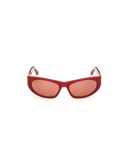 MAX&Co. Red Mo0151 66E Sunglasses Acetate Cat Eye Normal