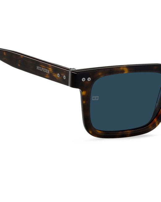 Tommy Hilfiger Black Th 85/S 086/Ku Sunglasses Acetate Squared Normal for men