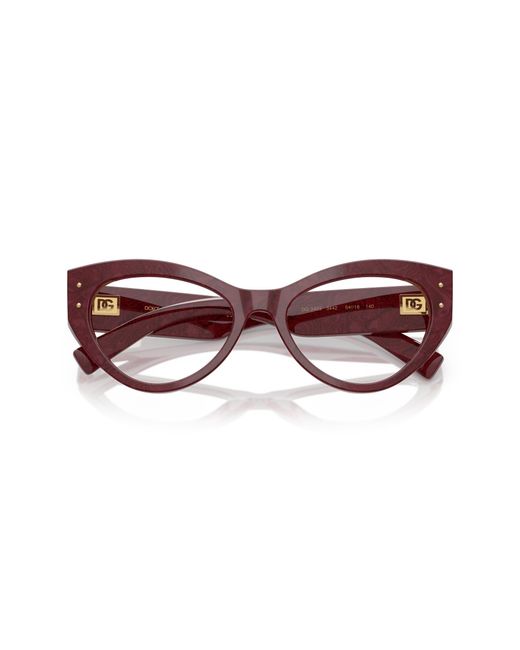 Dolce & Gabbana Black Dg3403 3442 Optical Frames Acetate Transparent Cat Eye Normal