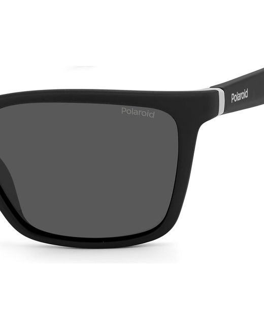 Polaroid Black Pld 2126/S 08A/M9 Sunglasses Plastic Squared for men