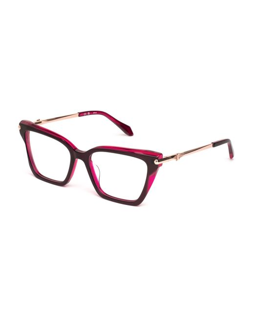 Just Cavalli Black Vjc123 09Yq Optical Frames Acetate Butterfly
