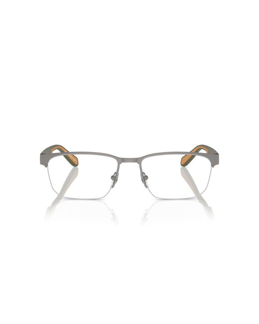 Emporio Armani Black Ea1162 3003 Optical Frames Metal Geometric Normal for men
