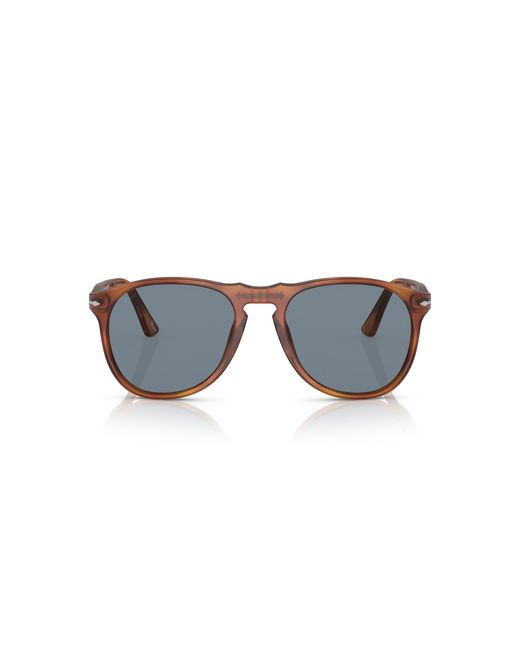 Persol Black Po9649S 96/56 Sunglasses Acetate Pilot Normal for men