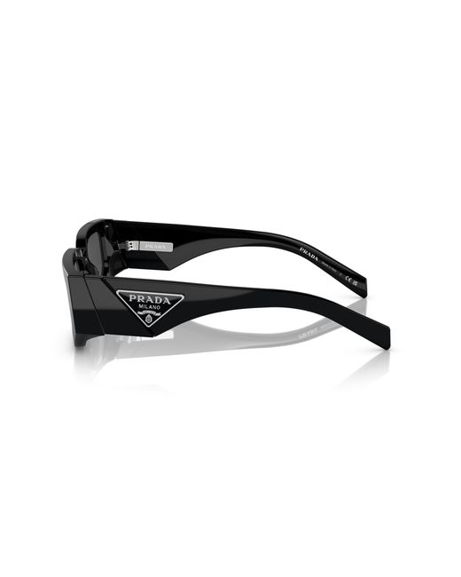 Prada Black Pr 09Zs 1Ab5S0 Sunglasses Acetate Squared Normal for men