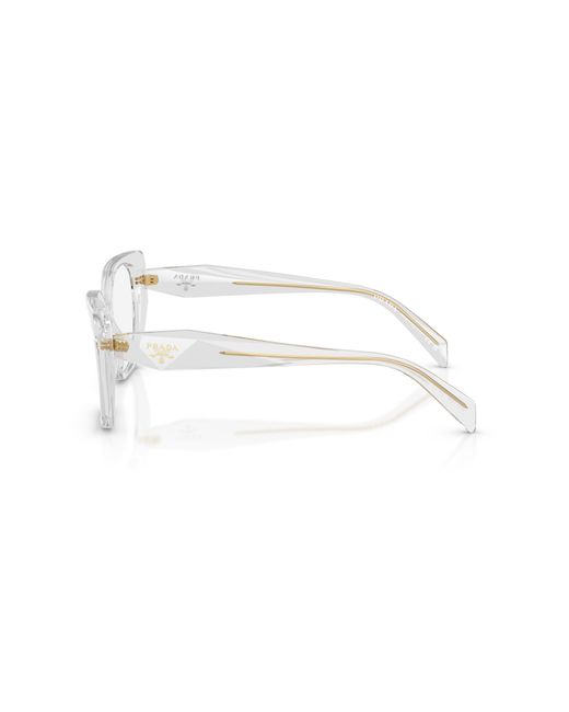 Prada Black Pr 18Wv 12R1O1 Optical Frames Acetate Geometric Normal