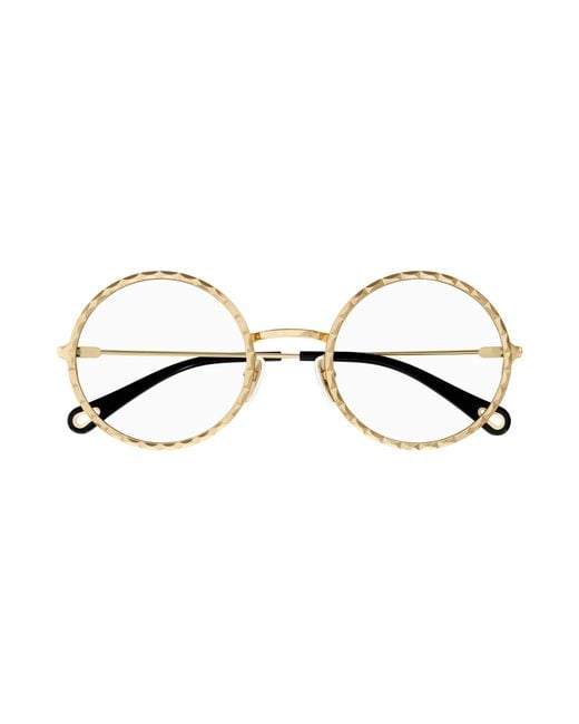 Chloé Black Ch0232O 005 Optical Frames Metal Transparent Round