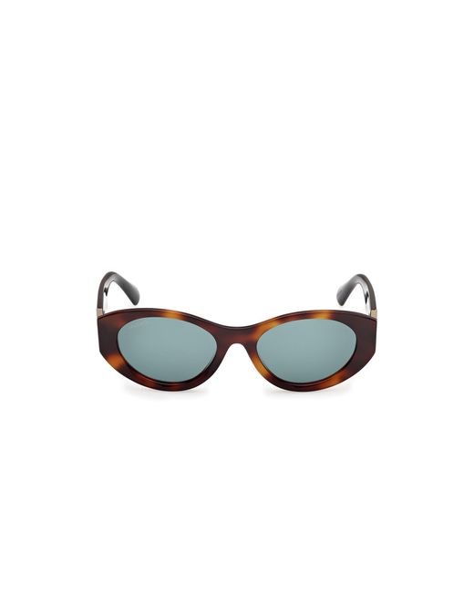 MAX&Co. Black Mo0123 52N Sunglasses Acetate Round Normal
