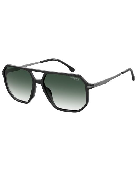 Carrera Black 324/S 08A/Wj Sunglasses Acetate Geometric Polarized Shaded for men
