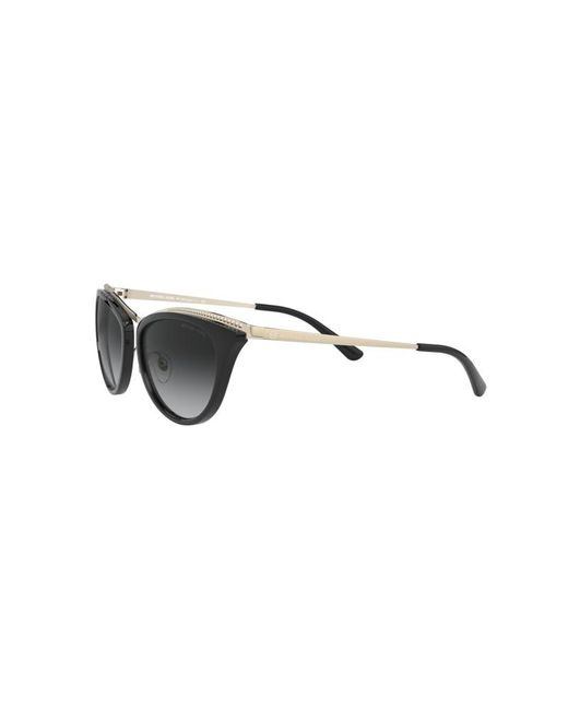 Michael Kors Black Mk1065 Azur 10148G Sunglasses Metal Cat Eye Normal Nuanced