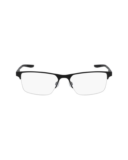 Nike Black 8045 002 Optical Frames Metal Squared Photochromatic