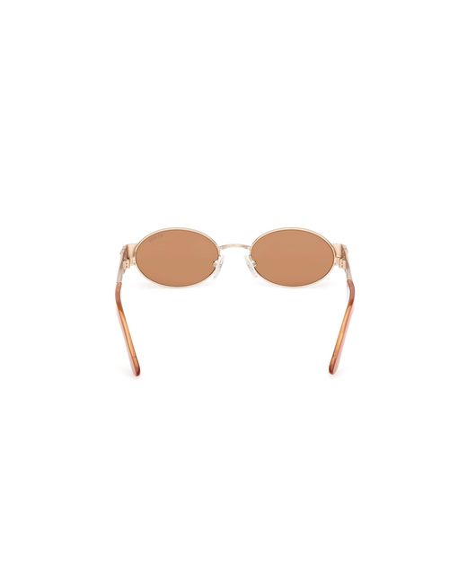 Guess Black Gu00262 32E Sunglasses Metal Round Normal