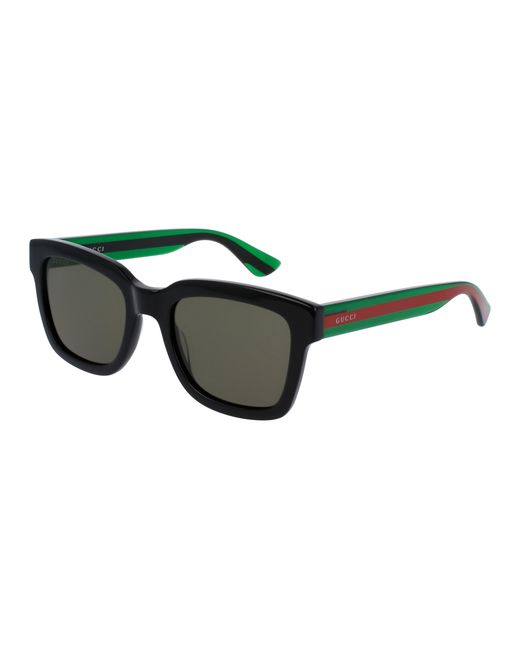 Gucci Black Gg0001Sn 002 Sunglasses Acetate Squared for men