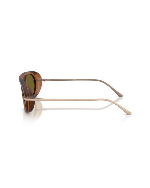 Giorgio Armani Black Ar8256 6410/2 Sunglasses Acetate Round Normal for men