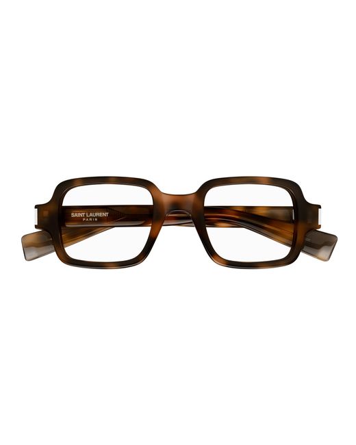 Saint Laurent Black Sl 720 Opt 003 Optical Frames Acetate Transparent Squared
