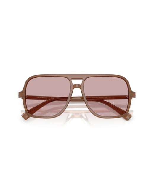 Emporio Armani Black Ea4252U 627173 Sunglasses Acetate Pilot Normal for men