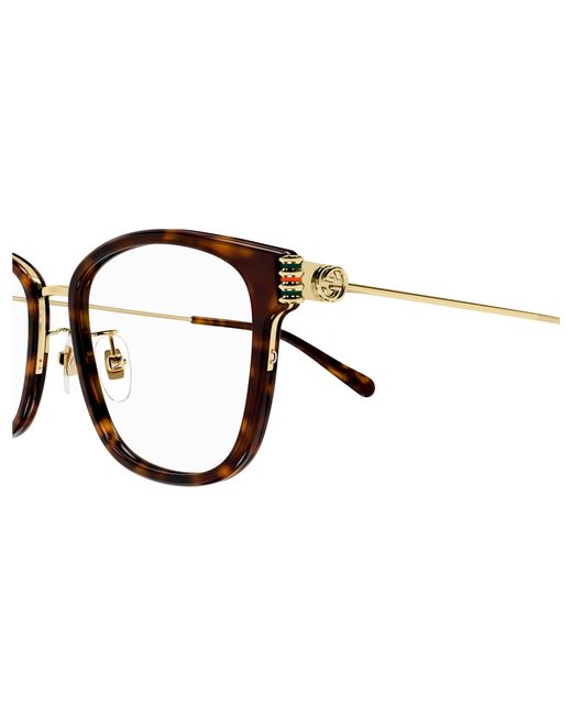 Gucci Black Gg1886Oa 002 Optical Frames Acetate Transparent Round
