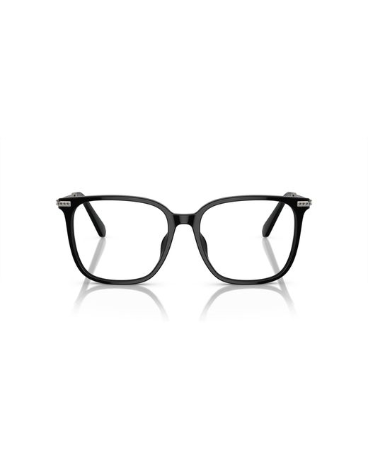 Swarovski Black Sk2016D 1001 Optical Frames Acetate Squared Normal