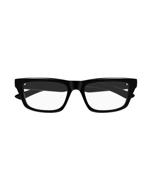 Balenciaga Black Bb0470O 001 Optical Frames Acetate Transparent Squared for men