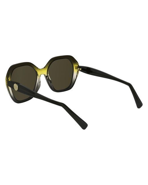 Longchamp Black Lo759S 019 Sunglasses Acetate Squared Normal