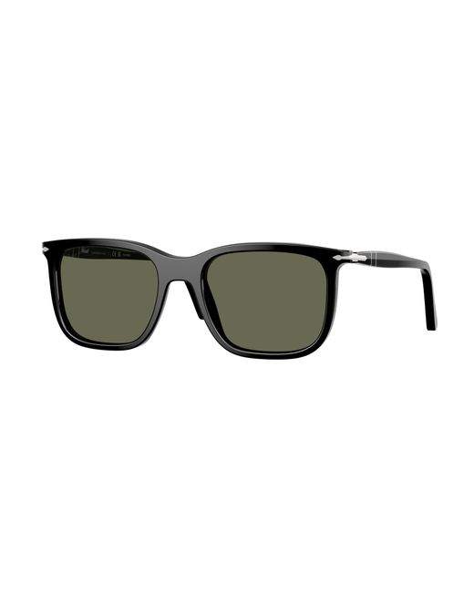 Persol Black Po3357S Renzo 95/58 Sunglasses Acetate Squared Polarized