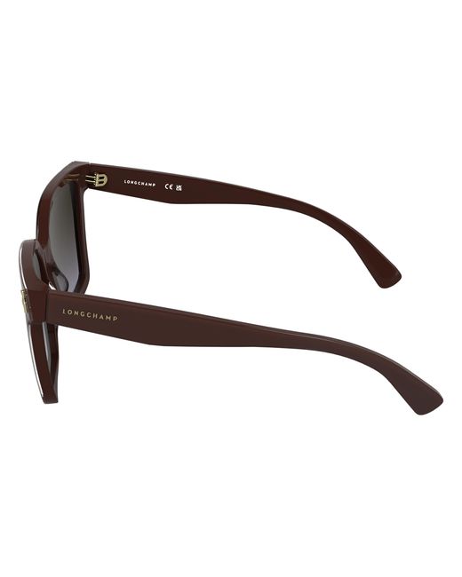 Longchamp Black Lo802S 609 Sunglasses Acetate Squared Normal