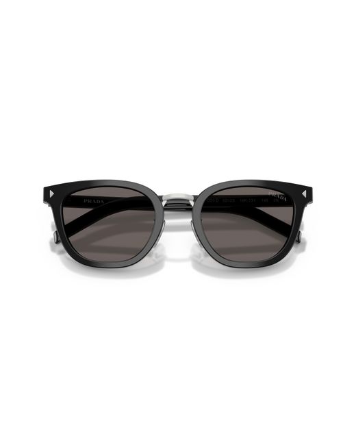 Prada Black Pr C01Sd 16K731 Sunglasses Acetate Cat Eye Normal for men