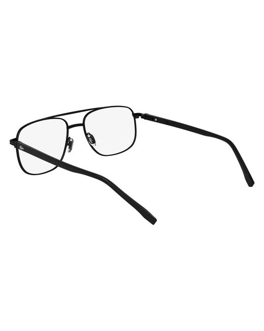 Lacoste Black L2302 002 Optical Frames Metal Squared Normal for men
