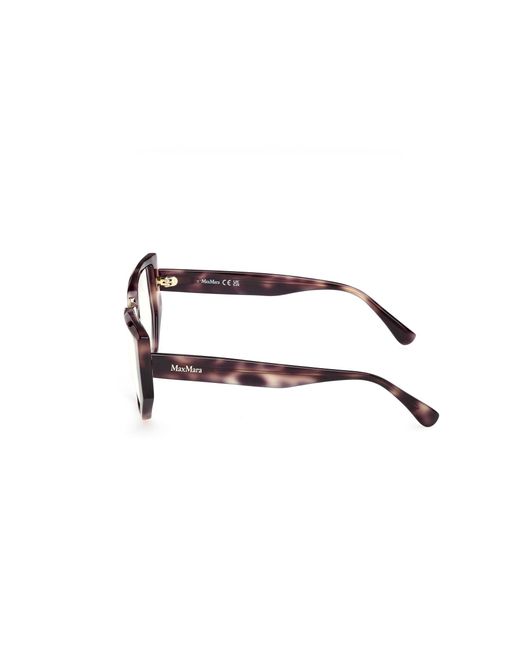 Max Mara Black Mm5179-B 052 Optical Frames Acetate Geometric Normal