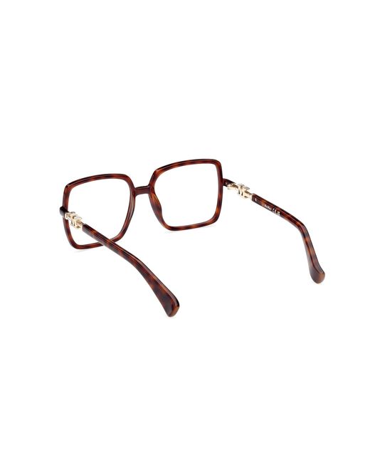 Max Mara Black Mm5108-H 053 Optical Frames Injected Squared Normal