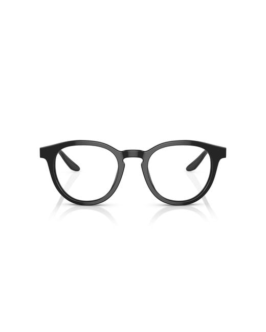 Giorgio Armani Black Ar7227 L5875 Optical Frames Acetate Transparent Pantos Normal for men