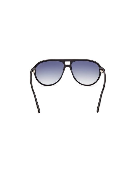 Tom Ford Black Ft0932 Jeffrey 01B Sunglasses Acetate Pilot Normal Shaded for men