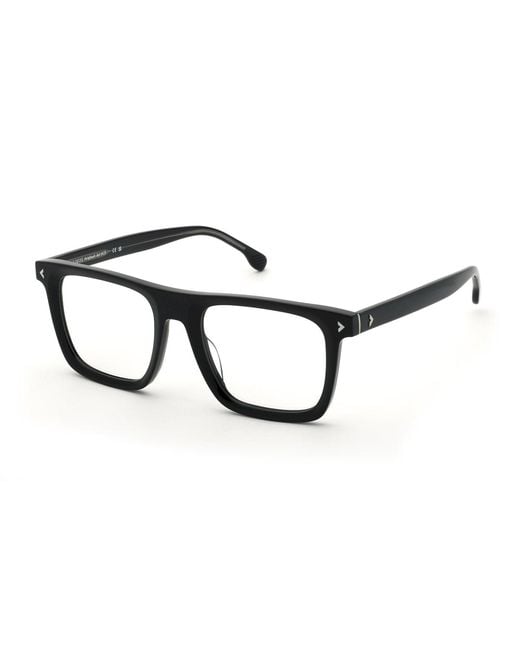 Lozza Black Vl4391 Sassari 2 700Y Optical Frames Acetate Squared for men