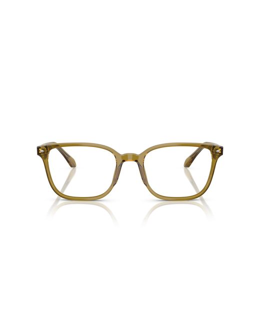 Giorgio Armani Black Ar7265 6172 Optical Frames Acetate Transparent Pillow Normal for men