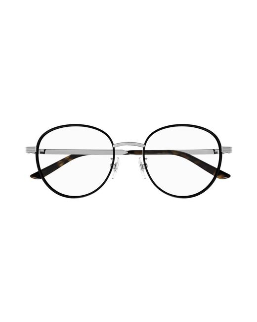 Gucci Black Gg1353Oa 003 Optical Frames Metal Round for men