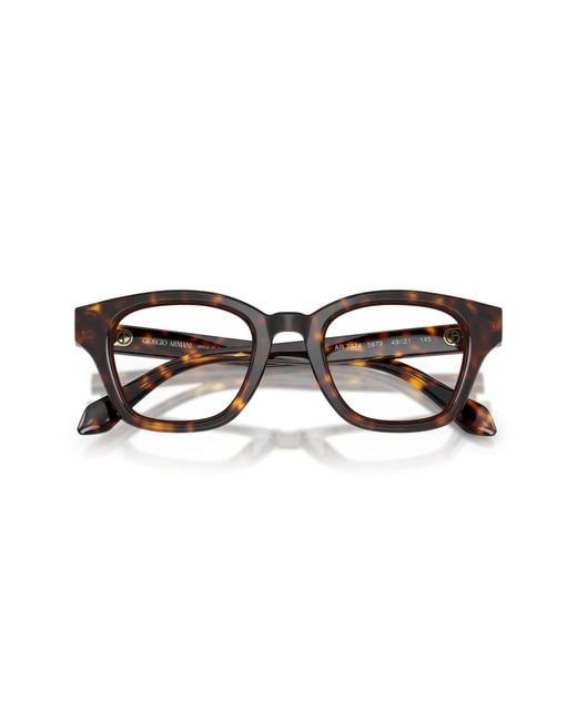 Giorgio Armani Black Ar7274 5879 Optical Frames Acetate Pillow Normal for men