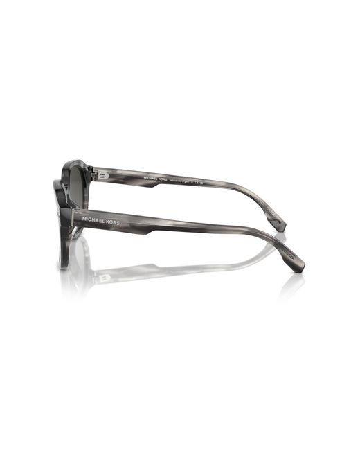 Michael Kors Black Mk2216U Eger 396688 Sunglasses Acetate Round Normal Mirror for men