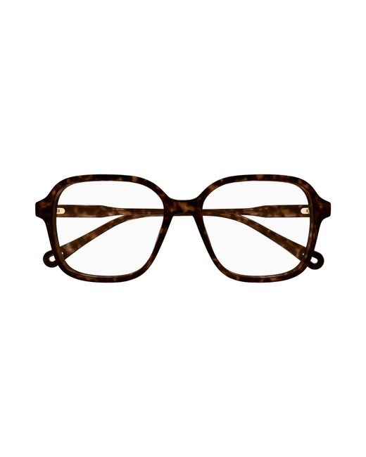 Chloé Black Ch0313O 002 Optical Frames Acetate Transparent Squared