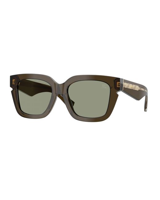 Burberry Black Be4453 3010/2 Sunglasses Acetate Squared Normal