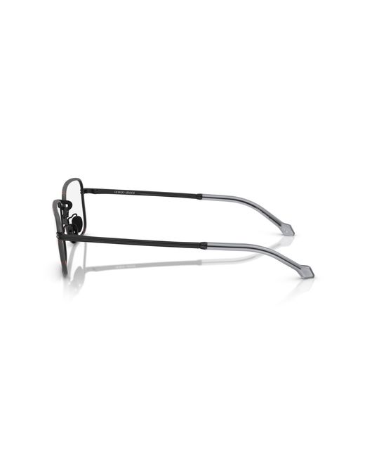 Giorgio Armani Black Ar5152J 3001 Optical Frames Steel Transparent Squared Normal for men