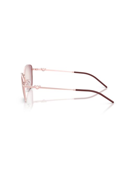 Emporio Armani Black Ea2170 34268H Sunglasses Metal Geometric Normal Shaded