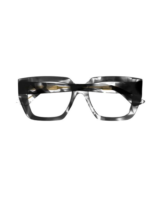 Bottega Veneta Black Bv1032O 008 Optical Frames Acetate Transparent Squared