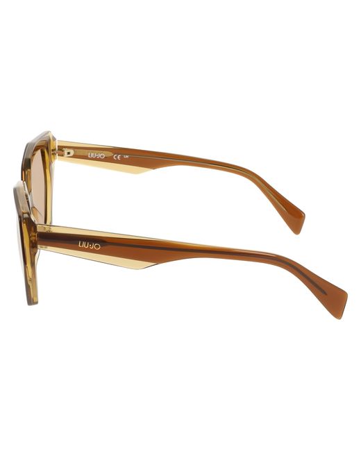 Liu Jo Black Lj828S 211 Sunglasses Acetate Geometrica Normal