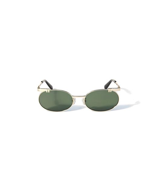 Off-White c/o Virgil Abloh Black Ow2030 7655 Sunglasses Metal Round Normal