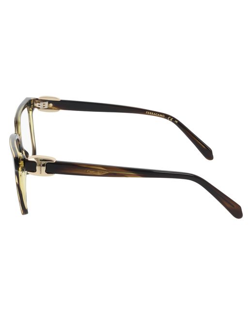 Ferragamo Black Sf3059 323 Optical Frames Acetate Squared Normal