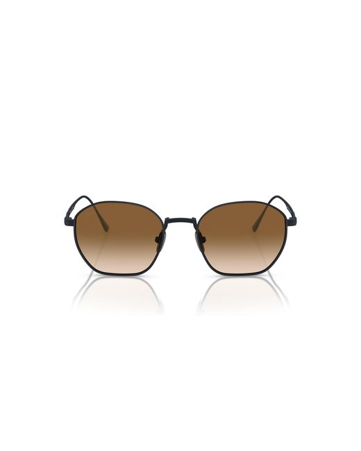 Persol Black Po5004St 800251 Sunglasses Titanium Geometric Normal Shaded